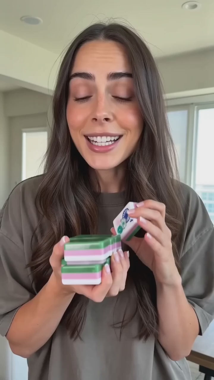 UGC video review of Marble American Mahjong tile set